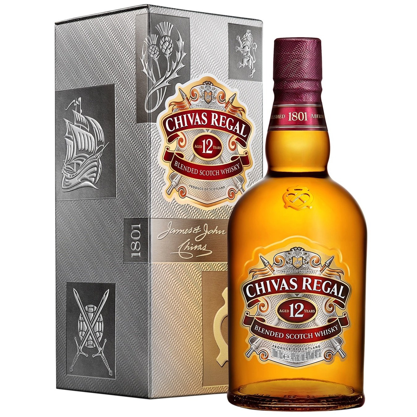 

Виски Chivas Regal 12 лет 40% 0,7л в подарочной упаковке