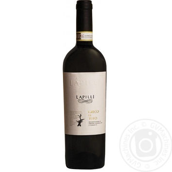 Вино Lapilli Greco Di Tufo белое сухое 13% 0,75л - купить, цены на МегаМаркет - фото 1