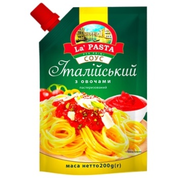 La Pasta Per Primi Italian Sauce with Vegetables 200g - buy, prices for EKO Market - photo 1