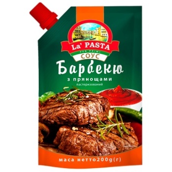 Соус La Pasta Per Primi Барбекю з прянощами 200г - купити, ціни на - фото 1