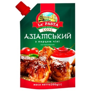 Соус La Pasta Per Primi Азиатский с перцем чили 200г - купить, цены на ЕКО Маркет - фото 1