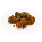 Печень куриная Auchan с луком и морковью