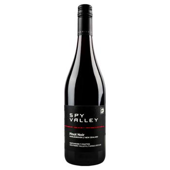 Вино Spy Valley Pinot Noir червоне сухе  14% 0,75л - купити, ціни на МегаМаркет - фото 1