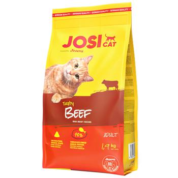 Корм сухой JosiCat Tasty Beef для кошек 1,9кг - купить, цены на Auchan - фото 1