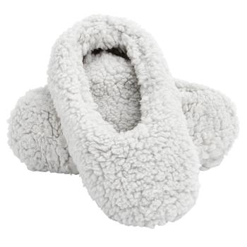 Капці домашні чешки жіночі хмаринки (м'які) gray р.38-39 Twins, пара - buy, prices for Ideal - photo 1