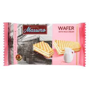 Maestro Massimo Wafer with Milk Cream 45g - buy, prices for NOVUS - photo 1