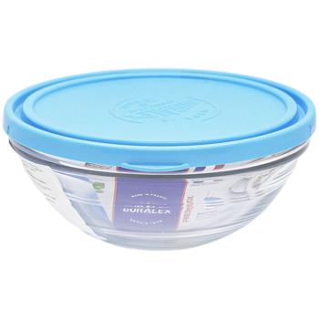 Duralex Lys Carre Round Container with Lid 17cm 970ml - buy, prices for Auchan - photo 1