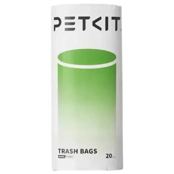 Petkit Trash Bags P99042 сміттєві пакети для смарт-лотків Pura Max та Purobot 20 шт - купить, цены на MasterZoo - фото 1