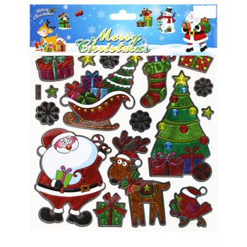 Angel Gifts Christmas Window Stickers in Assortment - buy, prices for MegaMarket - photo 4