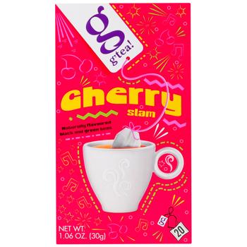 G'tea! Cherry Green and Black Tea 1.5g*20pcs - buy, prices for Supermarket "Kharkiv" - photo 3