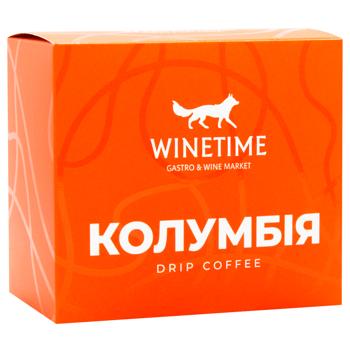 Кавові дріпи Колумбія 7 х 12г WINETIME 1 уп - купити, ціни на - фото 2