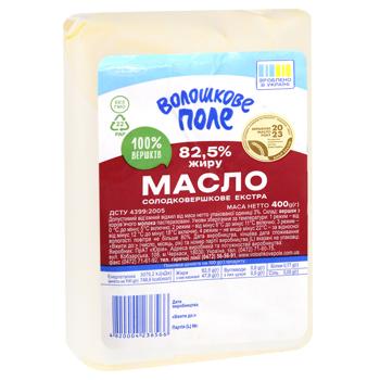Масло Волошкове Поле солодковершкове екстра 82,5% 400г - купити, ціни на МегаМаркет - фото 2