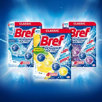 Bref Power Aktiv Lemon Toilet Block 50g*2pcs - buy, prices for Ideal - photo 6