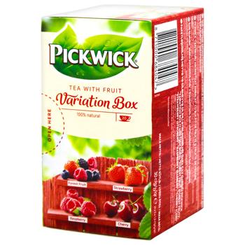 Набір чаю Pickwick Асорті зі шматочками фруктів та ягодами 4 види 1,5г*20шт - купити, ціни на Чудо Маркет - фото 7
