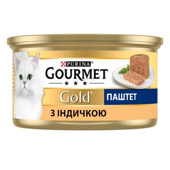 Корм вологий Gourmet Gold з індичкою для дорослих котів 85г - купити, ціни на MasterZoo - фото 4