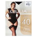 Giulia Positive Hold-ups 40 Den Stockings s.7 Nero