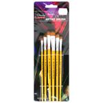 Chivalry Yellow Synthetic Brush 6pcs