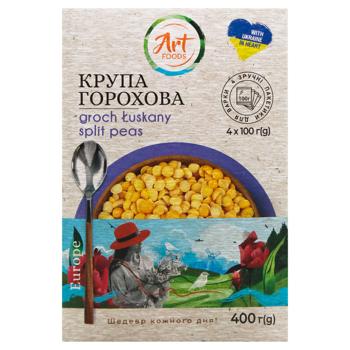 Крупа гороховая Art Foods в пакетиках 4х100г - купить, цены на - фото 3