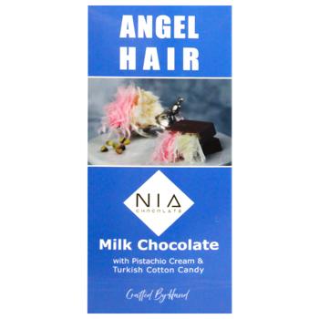 Nia Chocolate Milk Chocolate with Pistachio Cream and Pishmanije 85g