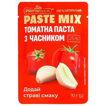 Паста томатна Pripravka Paste Mix з часником 25% 70г - купити, ціни на NOVUS - фото 1