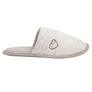 Тапочки домашние Twins HS-OZ Lama женские войлочные с вышивкой р.38-39 серый - купить, цены на - фото 2