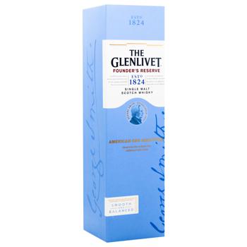 Виски The Glenlivet Founder's Reserve 40% 0,7л в подарочной упаковке - купить, цены на МегаМаркет - фото 2