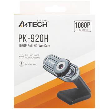 Вебкамера A4Tech PK-920H Full-HD Grey - купить, цены на - фото 3