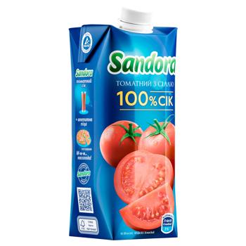 Sandora Tomato Juice with Salt 0.5l - buy, prices for Ideal - photo 2