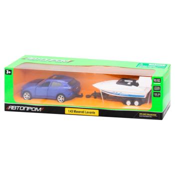 Avtoprom Maserati Car Toy with Trailer 43006TR