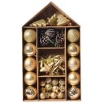 Actuel Set of Golden Christmas Ornaments 3-8cm 50pcs