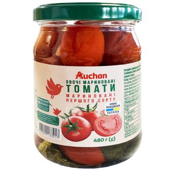 Auchan Marinated Tomatoes of First Grade 480g - buy, prices for Auchan - photo 1