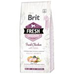 Корм сухий Brit Fresh Healthy Growth з куркою та картоплею для цуценят всіх порід 12кг