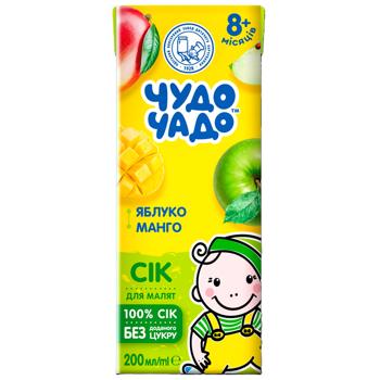 Сок Чудо-Чадо яблоко-манго 200мл - купить, цены на Чудо Маркет - фото 1