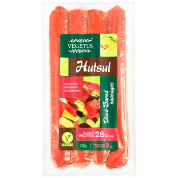 Сосиски Vegetus Hutsul рослинні 250г - купити, ціни на WINETIME - фото 1