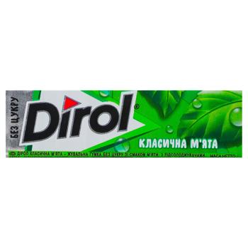Жевательная резинка Dirol Классическая мята 14г - купить, цены на КОСМОС - фото 2