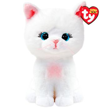Іграшка м’яка TY Benie Bebies Біла кішка Amelia 15см - купити, ціни на NOVUS - фото 1