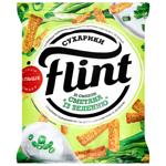 Сухарики Flint со вкусом сметаны с зеленью 60г