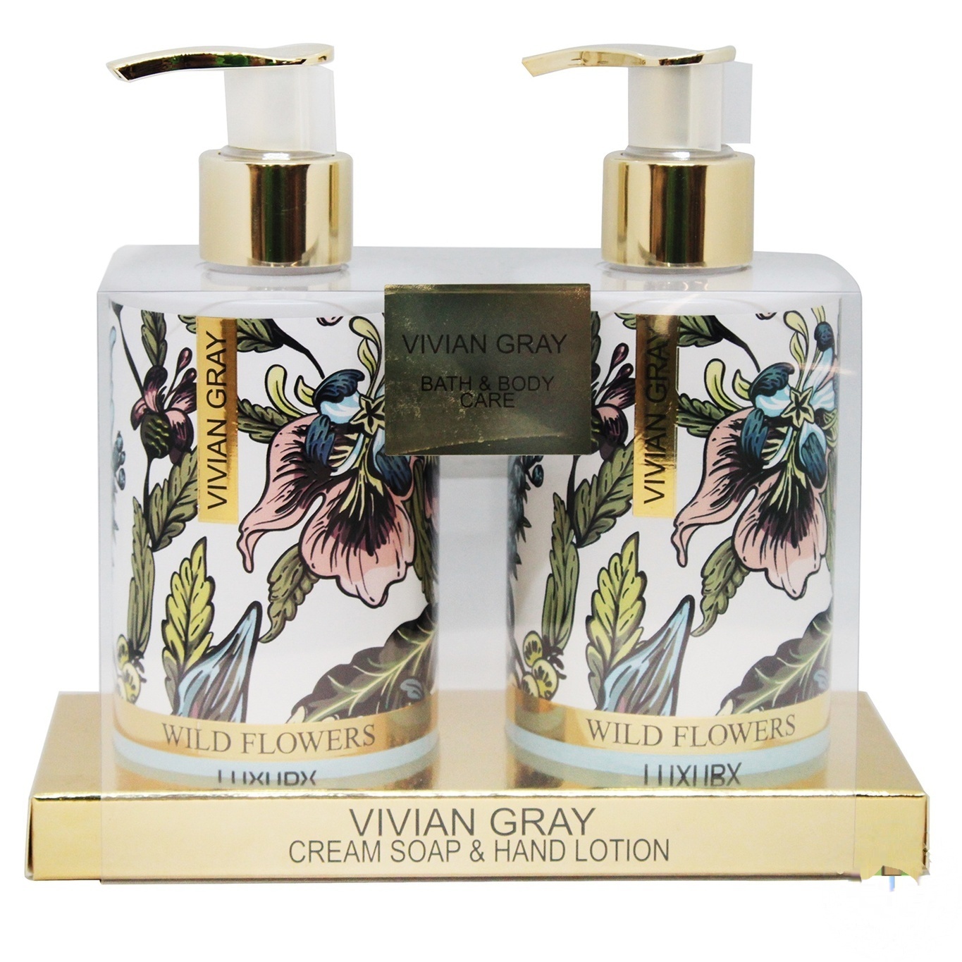 

Набор для рук Vivian Gray Wild Flowers Мыло 250мл & Лосьон 250мл