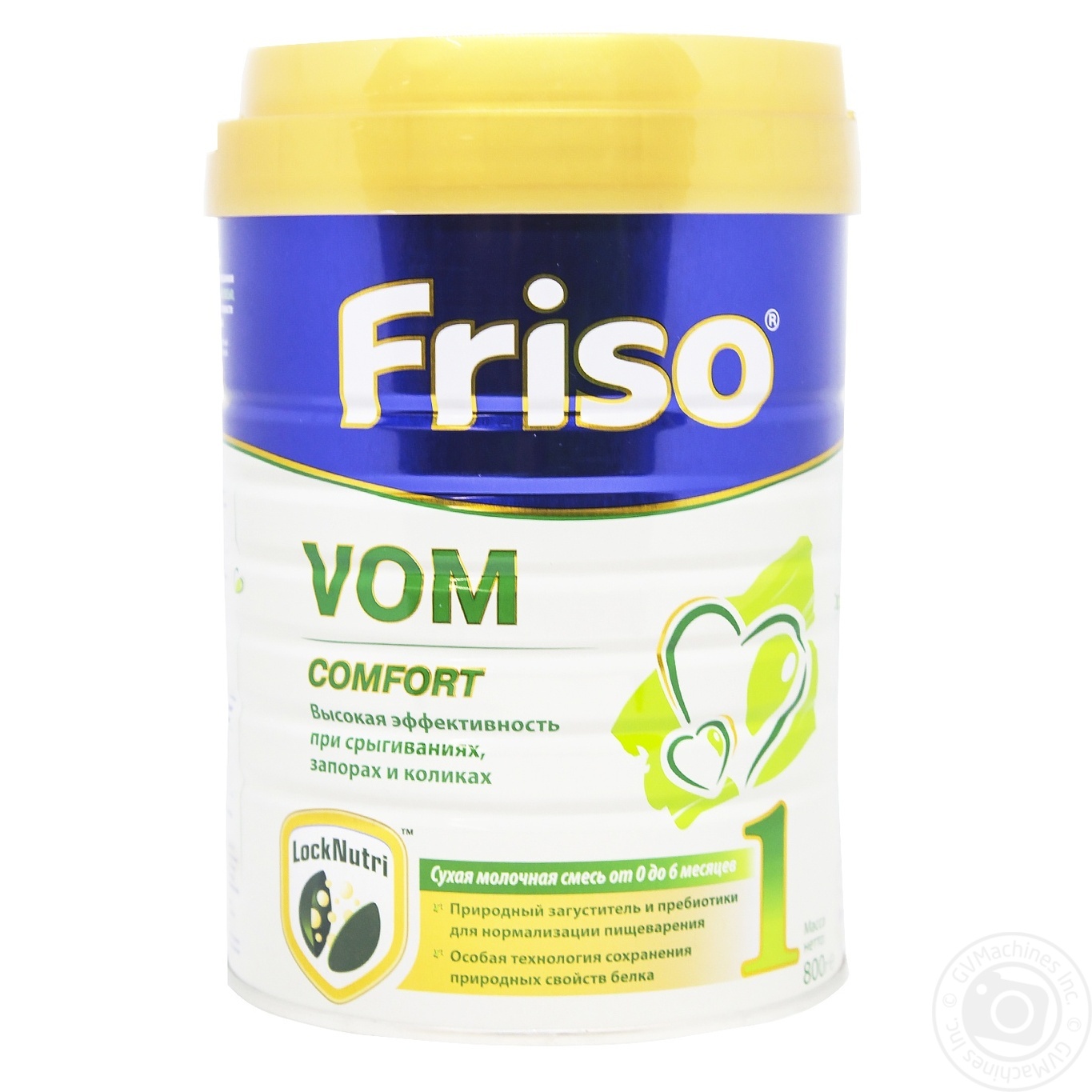 

Смесь сухая молочная Friso Vom 2 Comfort для детей от 0 до 6 месяцев 800г