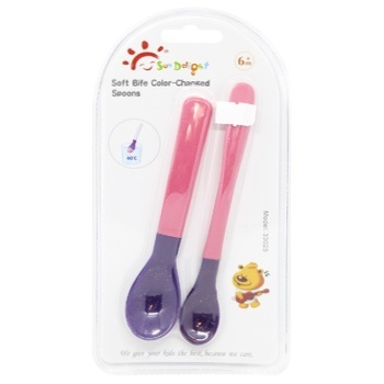 Sun Delight Spoons with Temperature Indicator 2pcs in assortment - buy, prices for MegaMarket - photo 1