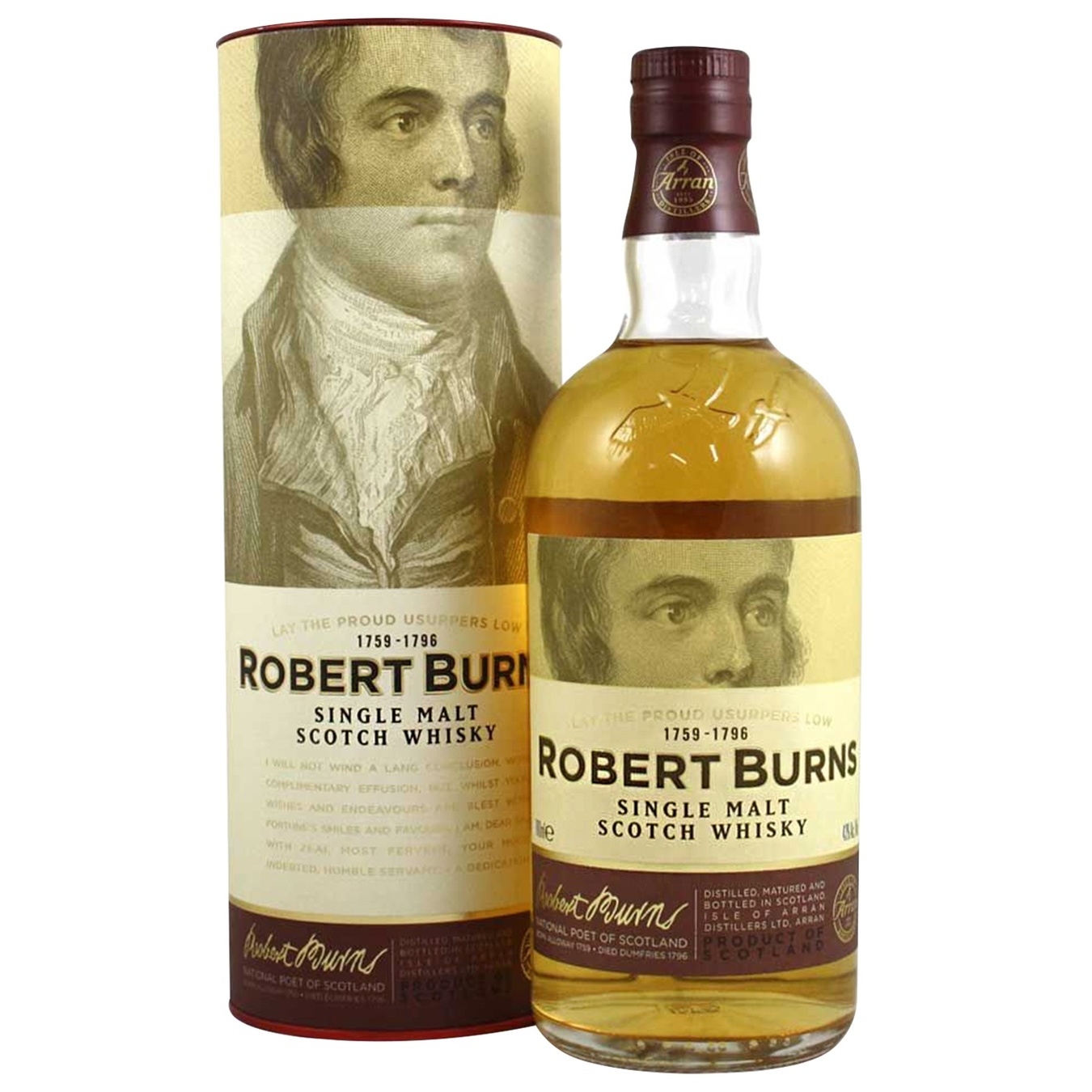 

Виски Robert Burns односолодовый 43% 0,7л
