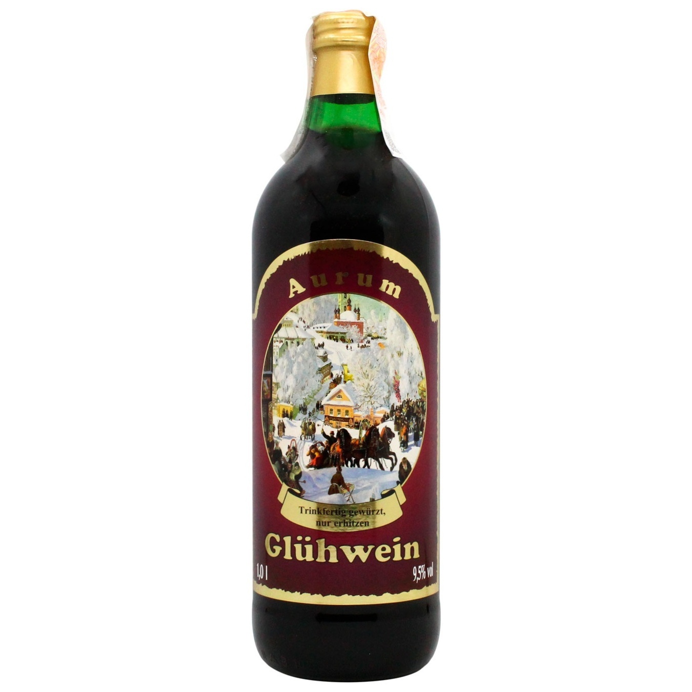 

Глинтвейн Aurum красное полусладкое 9,5% 1л