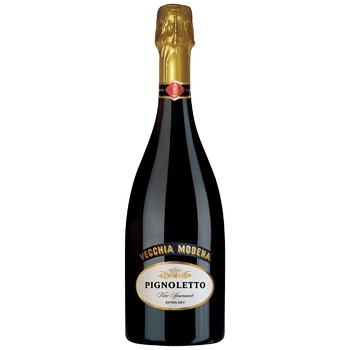 Вино ігристе Cleto Chiarli Pignoletto Brut Villa біле брют 12% 0,75л - купити, ціни на КОСМОС - фото 1