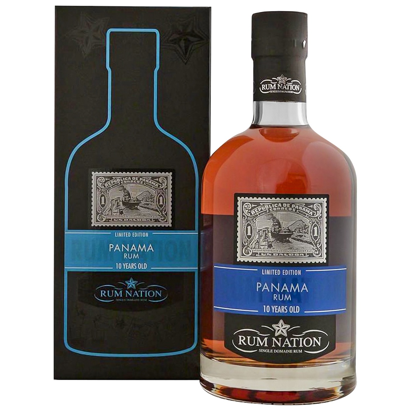 

Ром Rum Nation Panama 10 лет 40% 0,7л