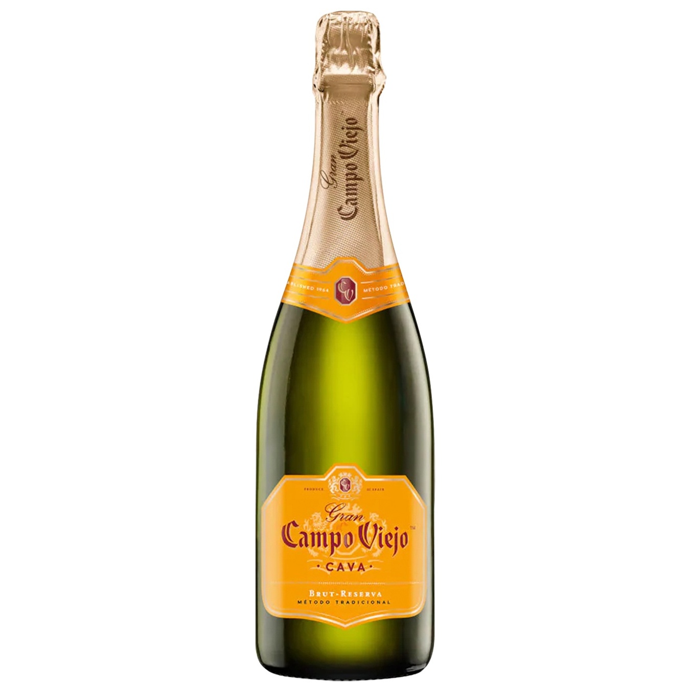 

Вино игристое Campo Viejo Cava Brut Reserva белое сухое 10-13% 0,75л