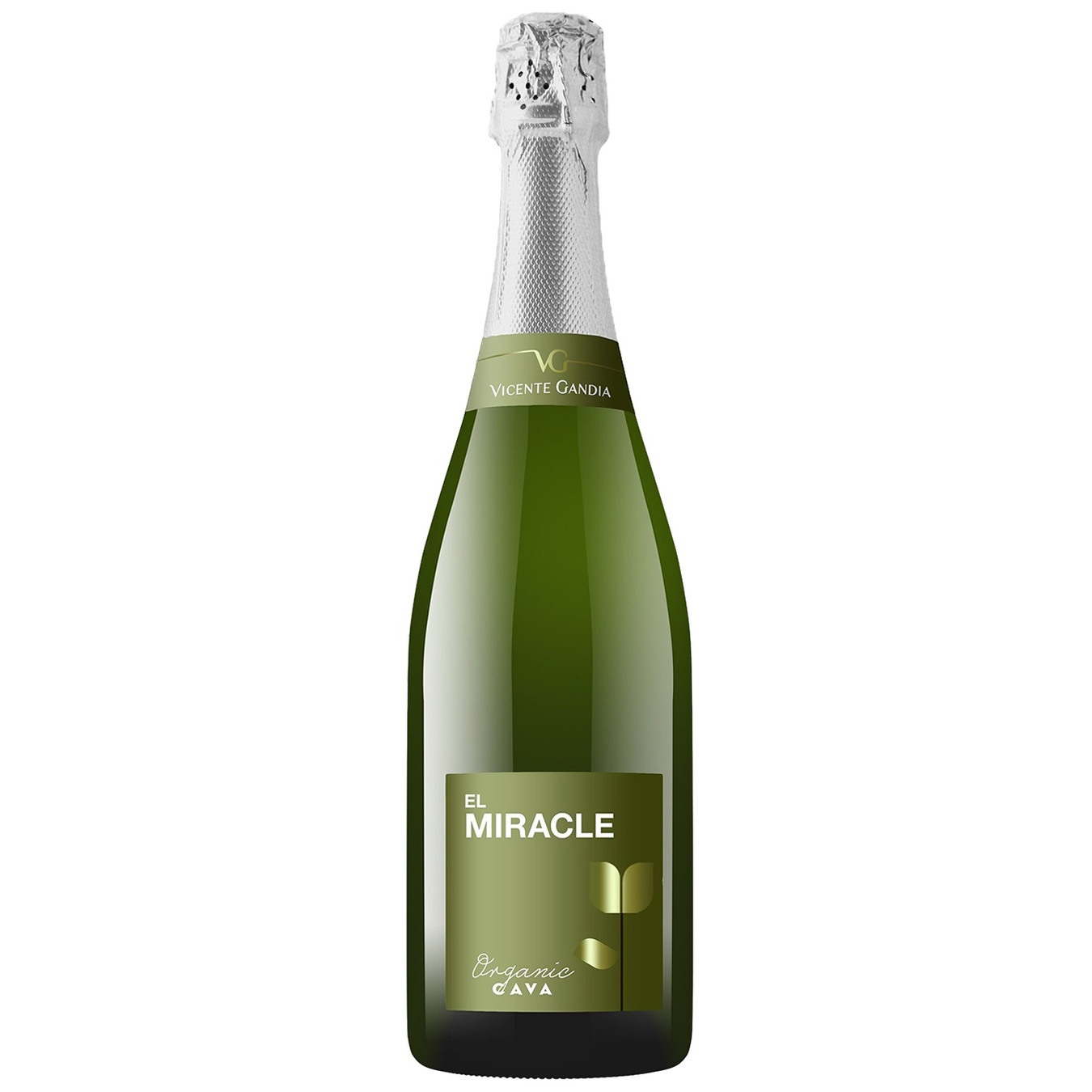 

Вино игристое Vicente Gandia El Miracle Cava Brut Bio белое сухое 11,5% 0,75л