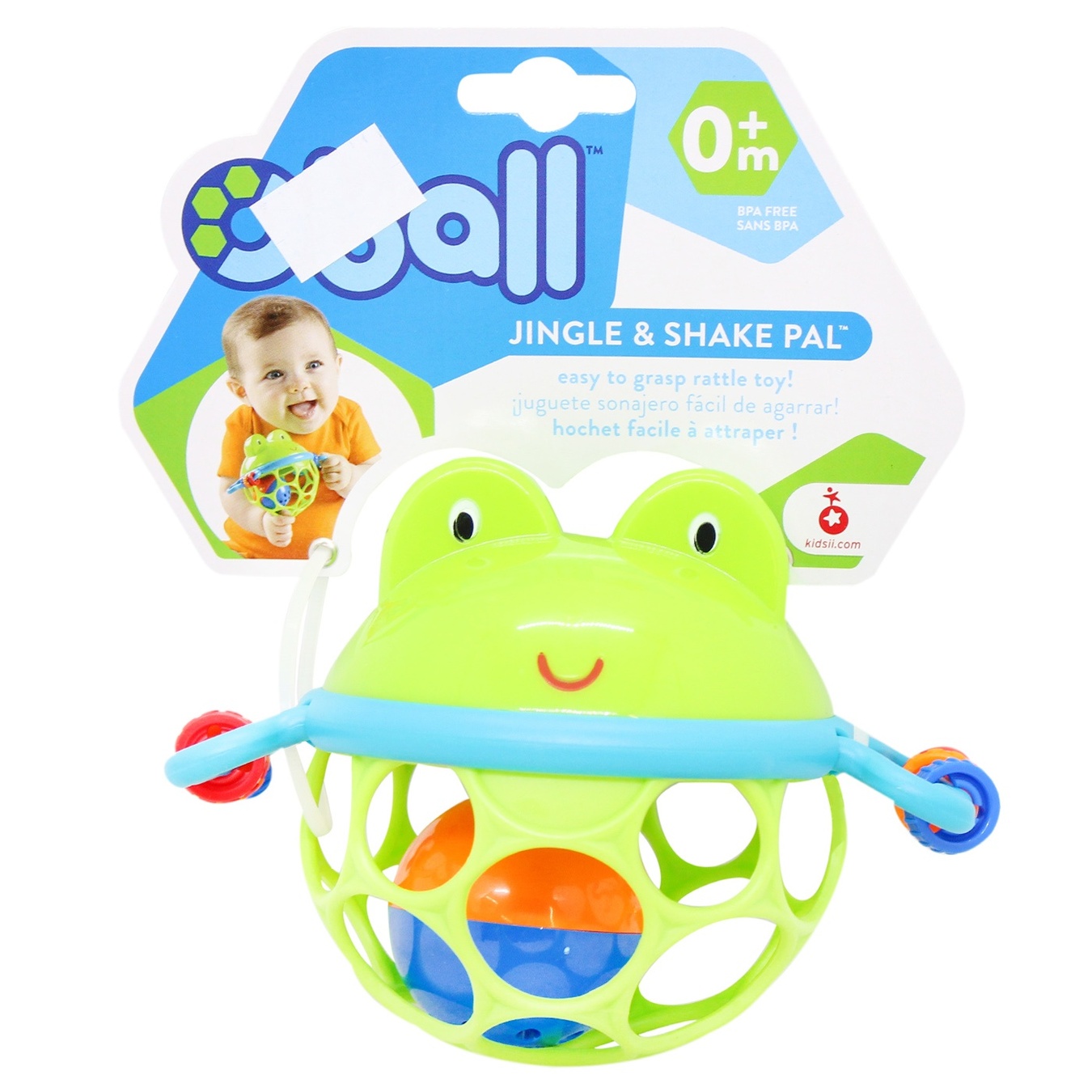 

Игрушка Oball погремушка лягушонок