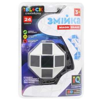 Игрушка Iblock змейка на планшетке 23x16x10см - купить, цены на ULTRAMARKET - фото 3