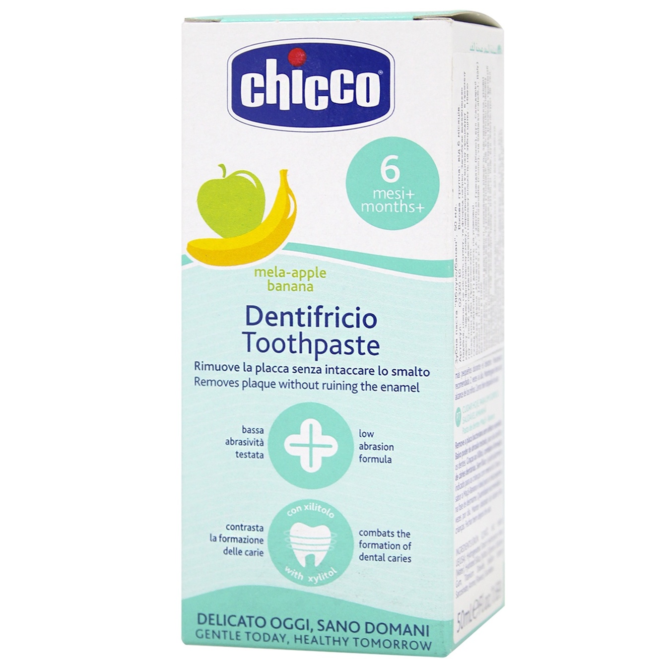 

Зубная паста Chicco Яблоко Банан 50мл