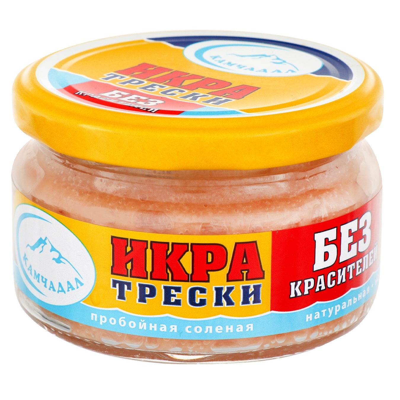 

Икра трески Камчадал 180г стекло